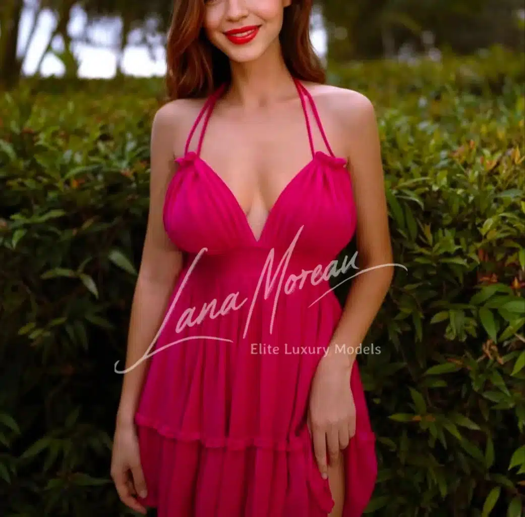 VIP Companion in pink dress new york