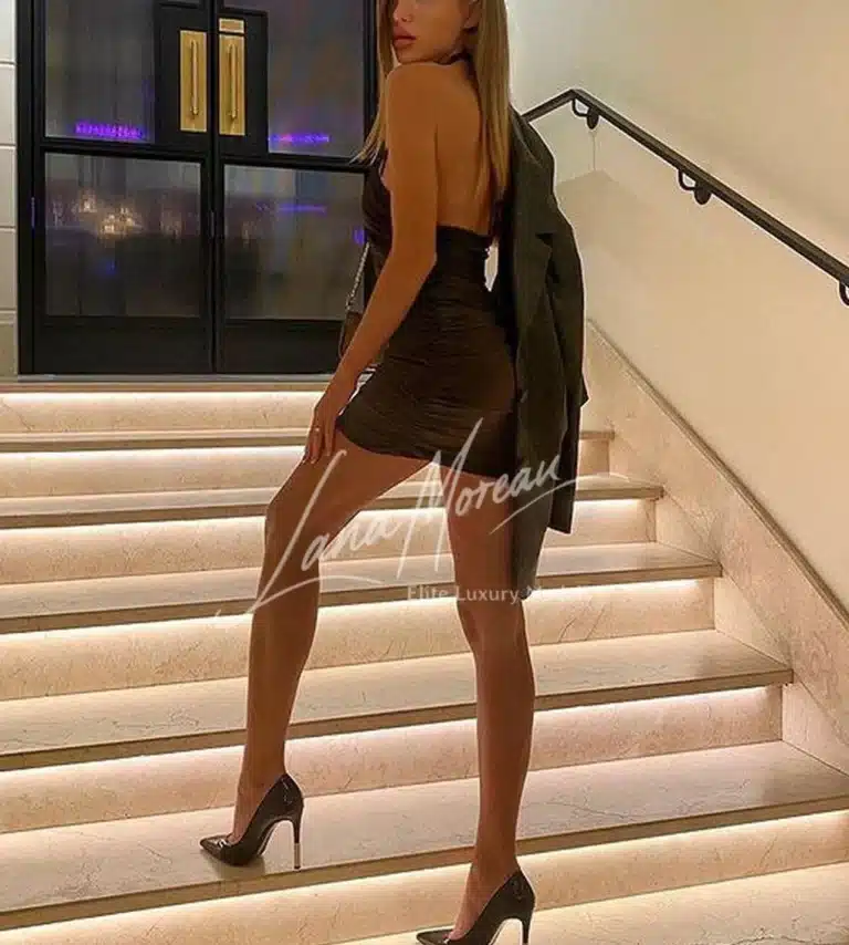 VIP escort in seductive evening look