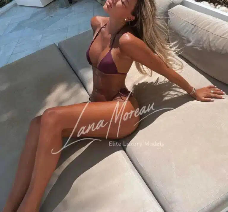 Premium bikini model Dubai lifestyle