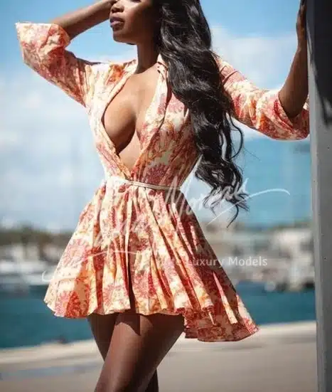 lyliam Escort Zurich flower-dress