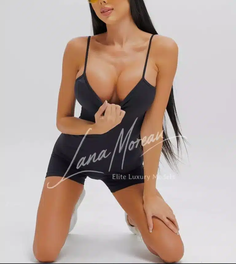 Milana kneeling VIP Companion in Dubai