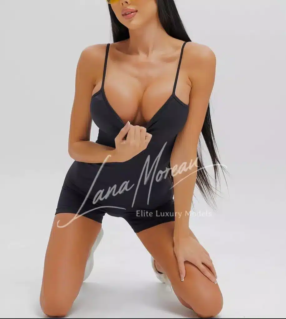 Milana kneeling VIP Companion in Dubai