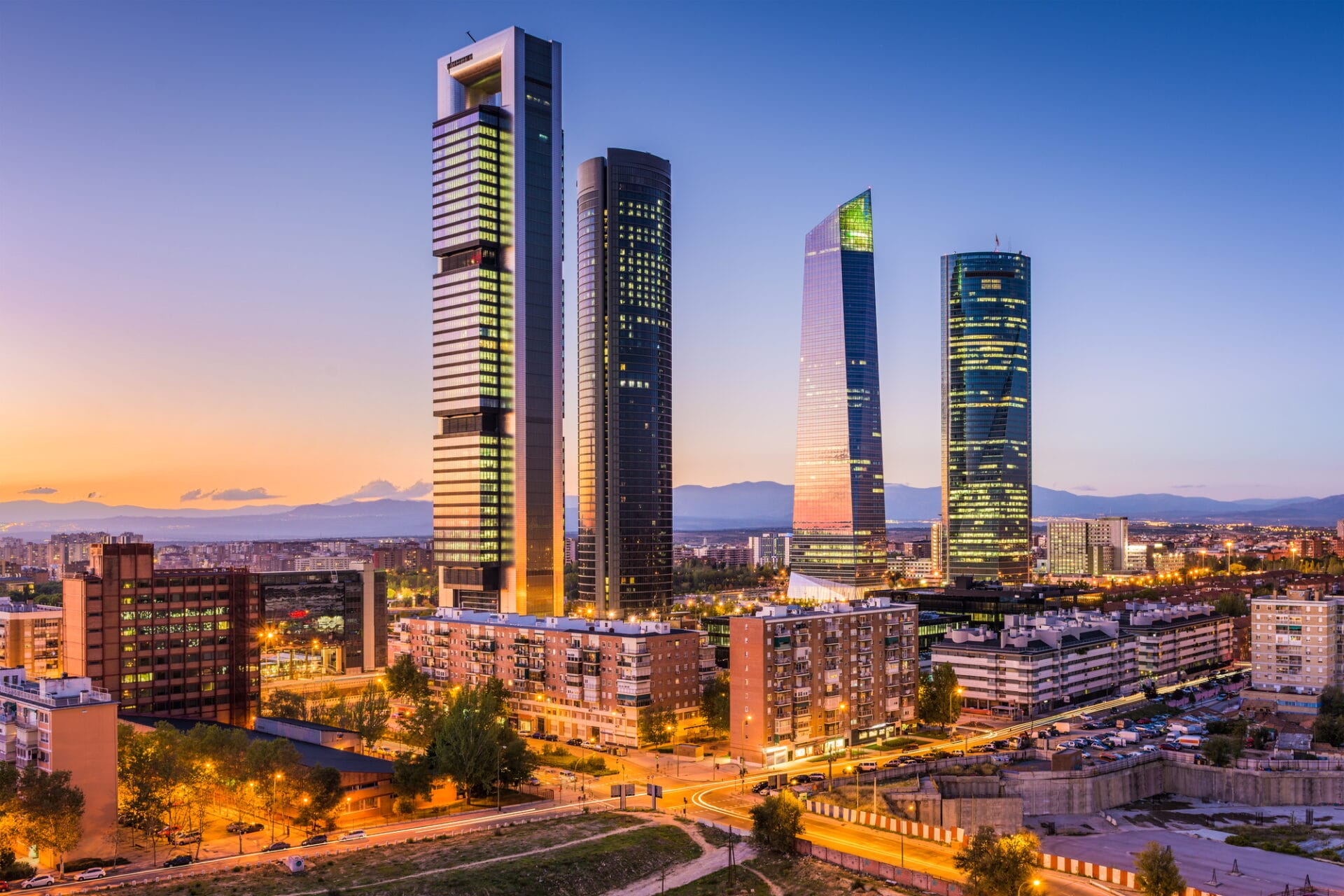 Madrid city impression for Lana High Class Escort