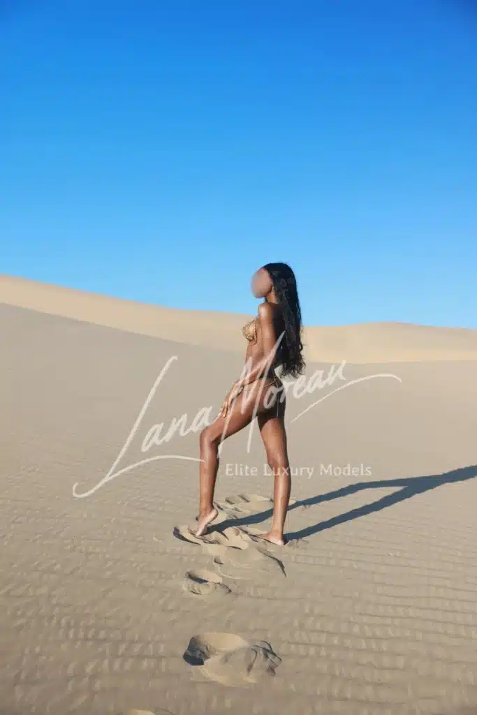 Standing tall in golden dunes